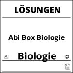 Abi Box Biologie Lösungen Pdf