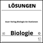 Auer Verlag Biologie An Stationen Lösungen Pdf