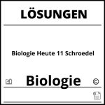 Biologie Heute 11 Schroedel Lösungen Pdf