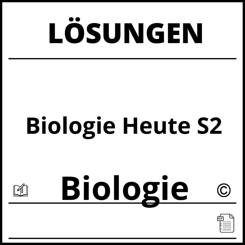 Biologie Heute S2 Lösungen Pdf