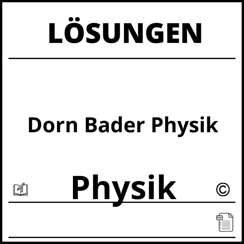 Dorn Bader Physik Lösungen Pdf