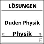 Duden Physik Lösungen Pdf