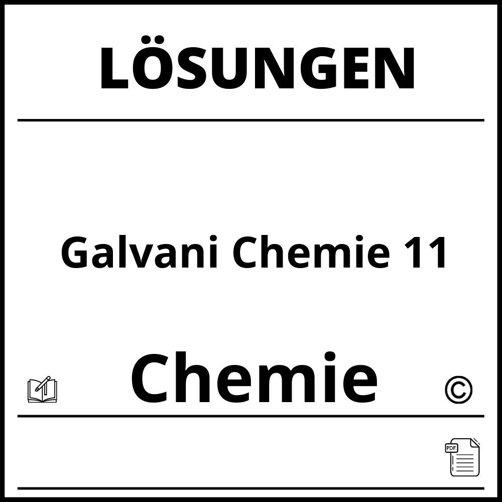 Galvani Chemie 11 Lösungen Pdf