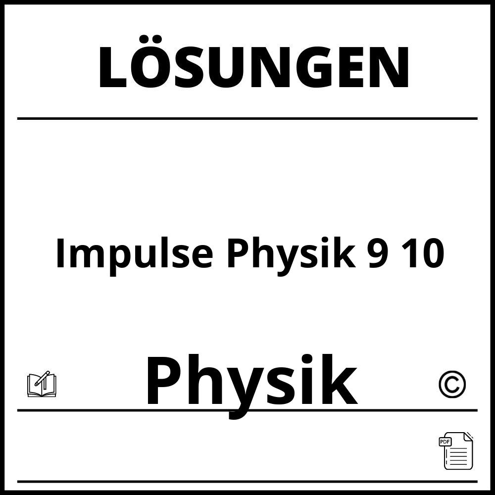 Impulse Physik 9 10 Lösungen Pdf