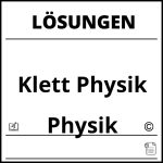 Klett Lösungen Pdf Physik