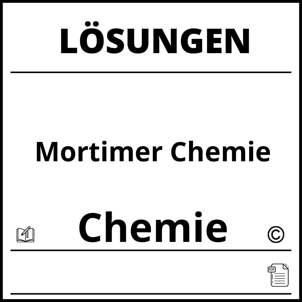 Mortimer Chemie Lösungen Pdf