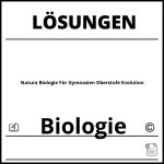 Natura Biologie Für Gymnasien Oberstufe Lösungen Pdf Evolution