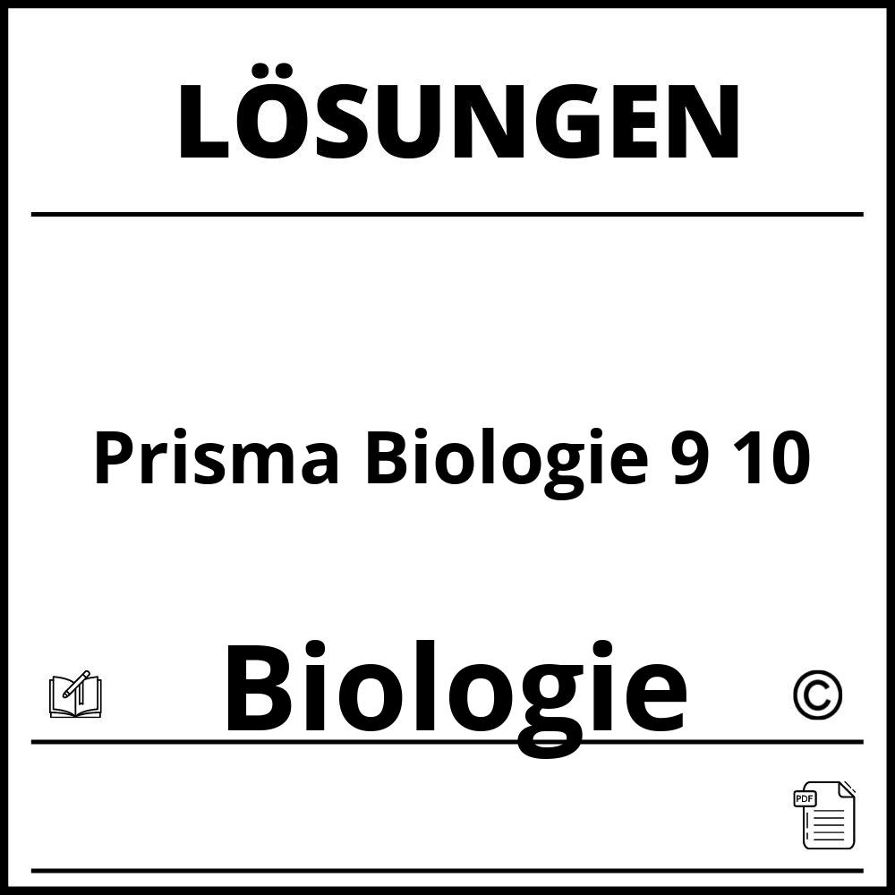 Prisma Biologie 9 10 Lösungen Pdf