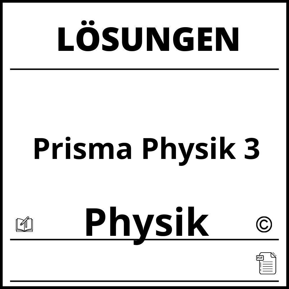 Prisma Physik 3 Lösungen Pdf