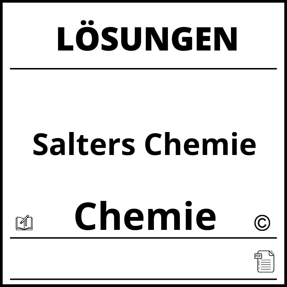 Salters Chemie Lösungen Pdf