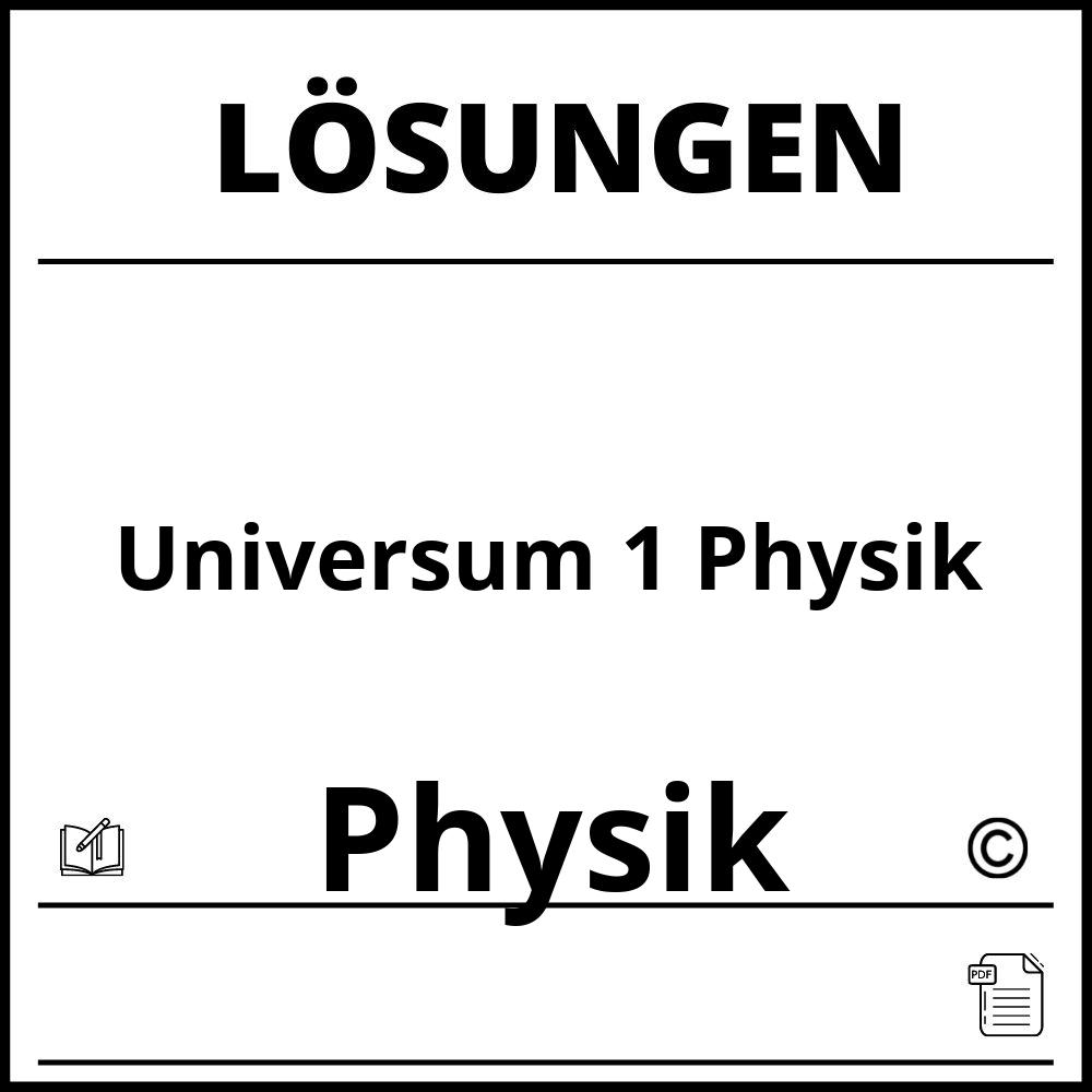 Universum 1 Physik Lösungen Pdf